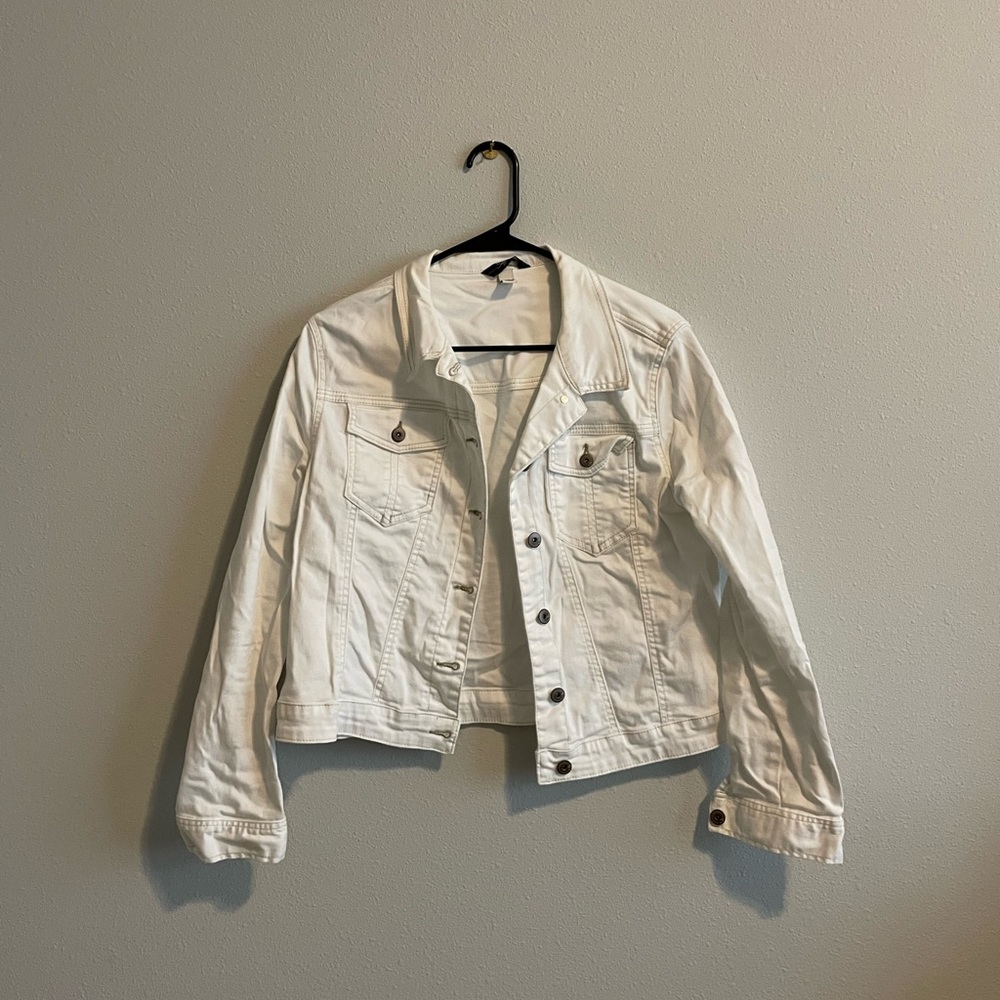 Supplies White Denim Jacket “Size LP”